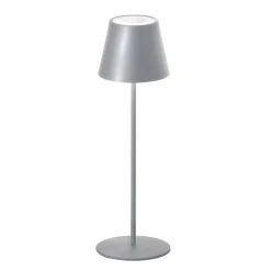 36cm IP54 LED Touch Lamp Silver