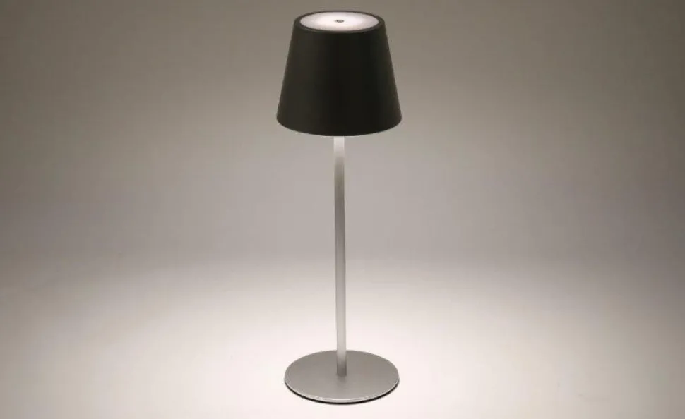 36cm IP54 LED Touch Lamp Silver