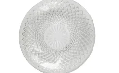 25cm Patterned Glass Tray
