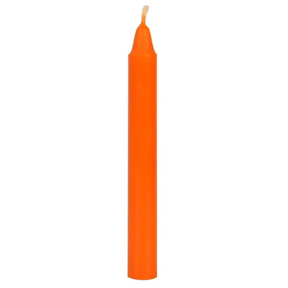 Confidence Spell Candles Orange - 12 Pack