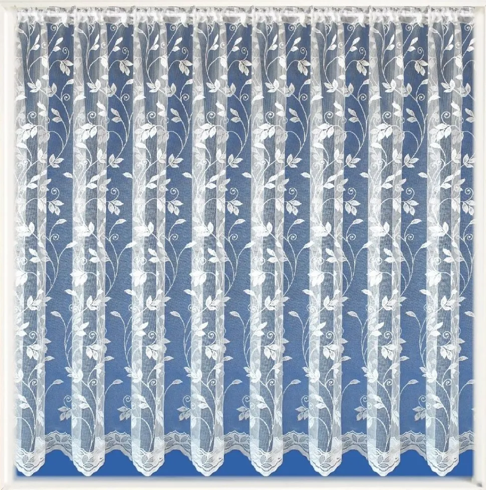 Corsica White Net Curtains - Price by the Metre