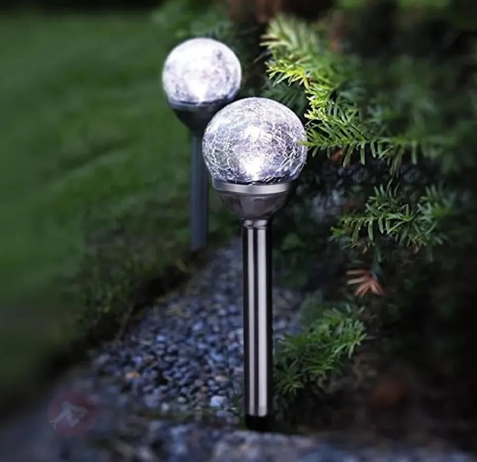 Crackle Solar Lamp Ball Small
