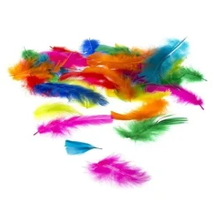 Craft Feathers Mixed Sizes 8g Bag