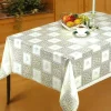Cream Lace PVC Tablecloth by the Metre