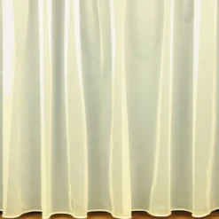 Cream Lead Weighted Net Curtains TT621 - Price by the Metre