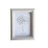 Cream Linen Photo Frame 5x7''