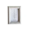 Cream Linen Photo Frame 4x6''