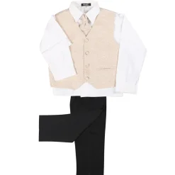 Cream Swirl 4PC Suit