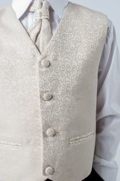 Cream Swirl 4PC Suit
