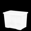 Crystal 80 Litre Box & Lid Clear