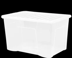 Crystal 102 Litre Box & Lid Clear