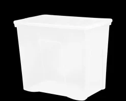 Crystal 160 Litre Box & Lid Clear