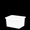 Crystal 37 Litre Box & Lid Clear