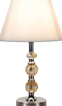 Crystal Sphere Switched Table Lamp