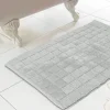Cubo 100% Cotton Bath Mat Grey