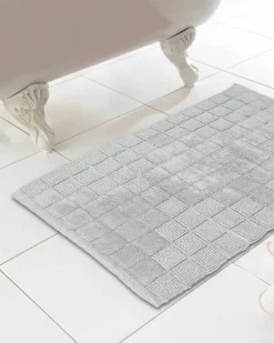 Cubo 100% Cotton Bath Mat Grey