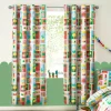 Curious Caterpillar Curtains by Catherine Lansfield