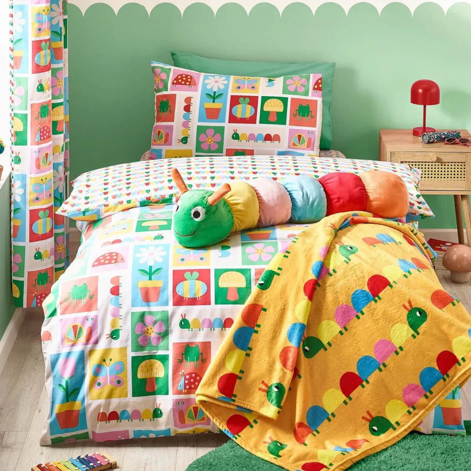 Curious Caterpillar Duvet Set by Catherine Lansfield