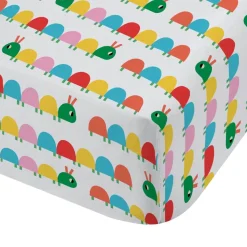 Curious Caterpillar Fitted Sheet by Catherine Lansfield