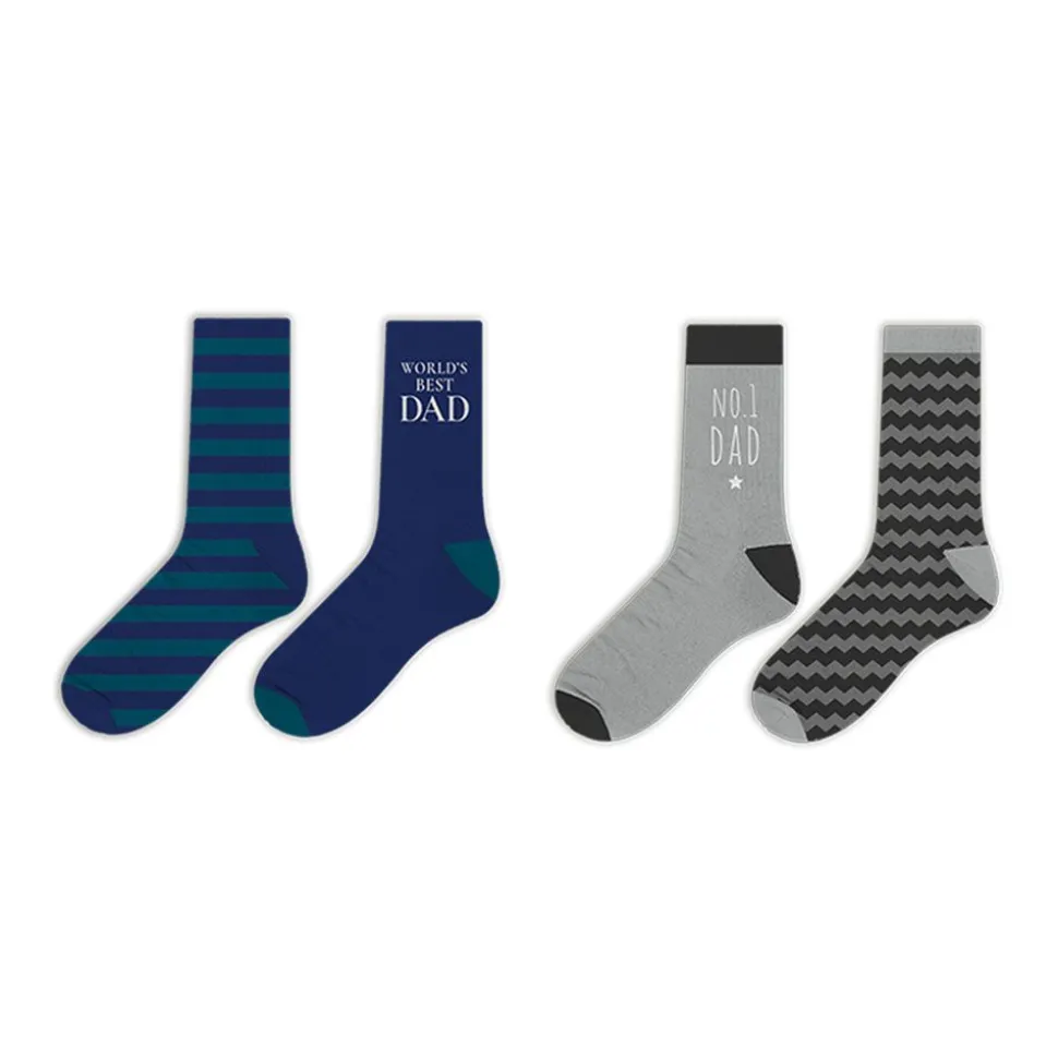 Dad Socks Gift Set 4 Pack