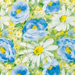 Daisy Oil Cloth Tablecloth Z611 - Price by the Metre