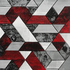 Dakar Rug Gold - Red
