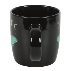 Dark Forest Luna Moth Ceramic Mug