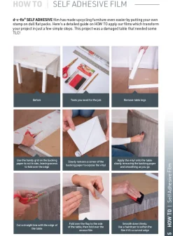 DC - Fix Self Adhesive 1 Metre x 45cm Cream Marble 2455