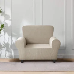 Delby Stretch Sofa Cover Beige