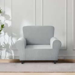 Delby Stretch Sofa Cover Silver