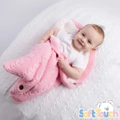 Deluxe Acrylic Swaddle Wrap with Buttons