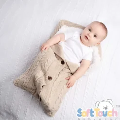Deluxe Acrylic Swaddle Wrap with Buttons