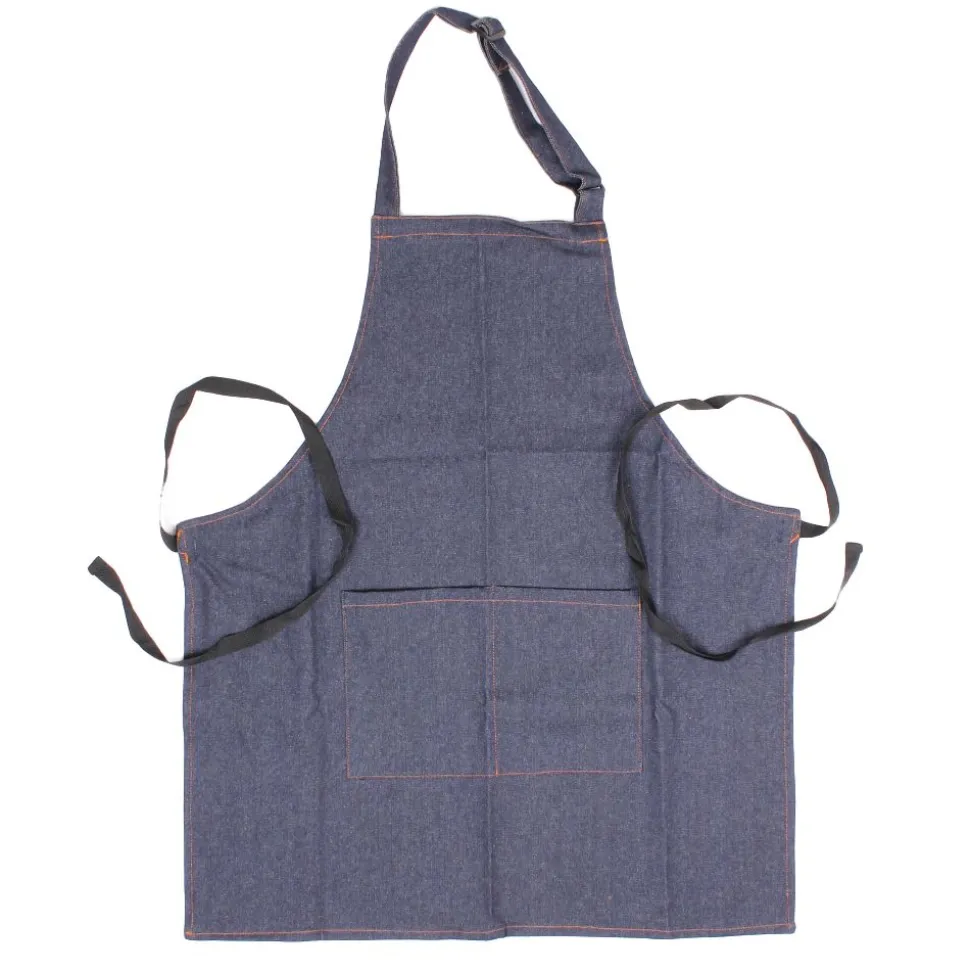 Denim Bib Apron with Pocket 103-091