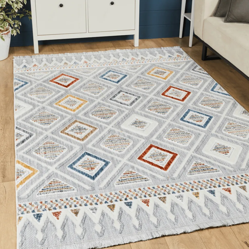 Diamond Lattice Geometric Rug