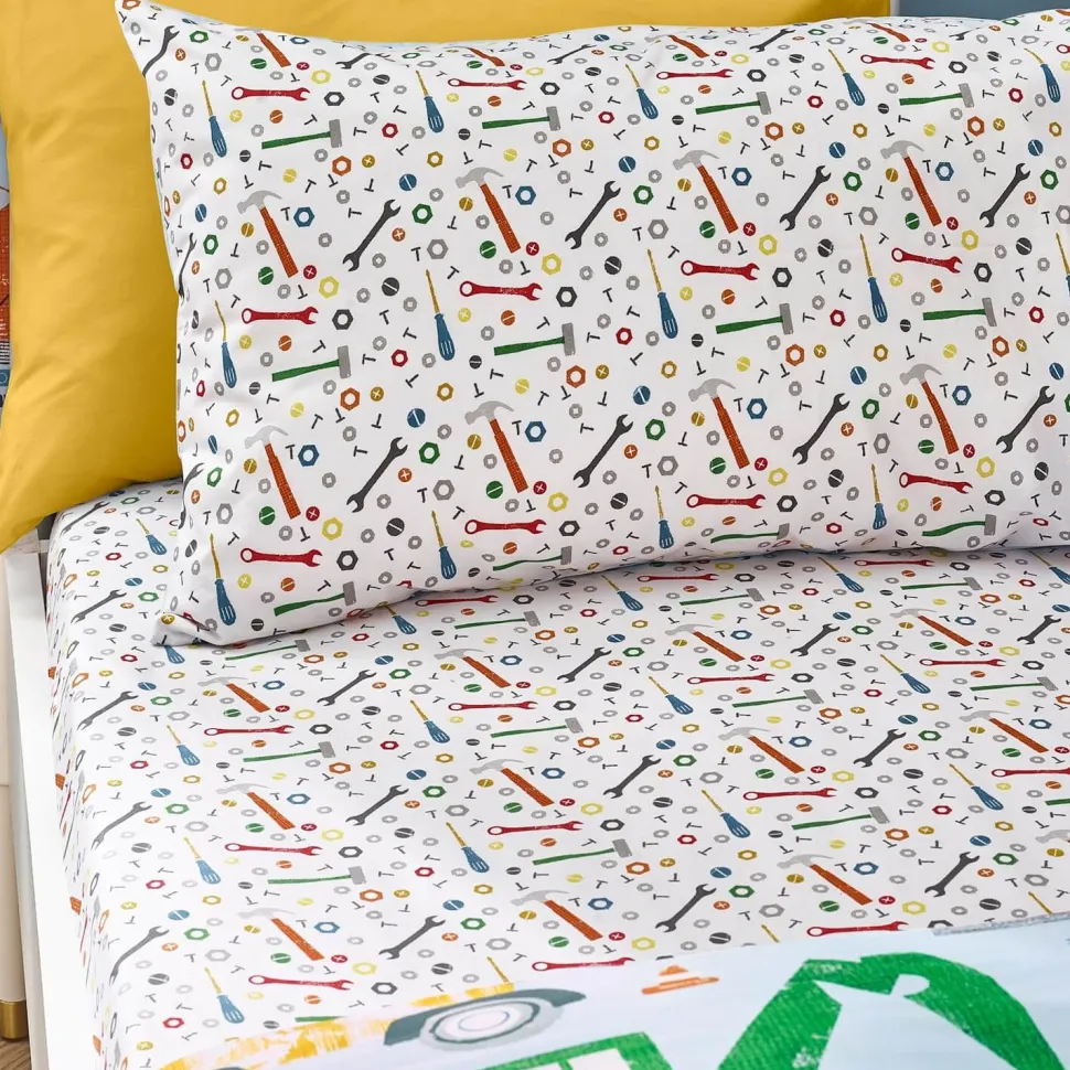 Digger Fitted Sheet by Catherine Lansfield
