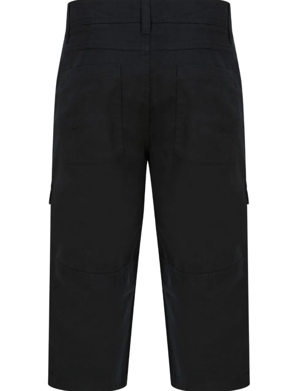 Dissident Long Cargo Shorts Jet Black
