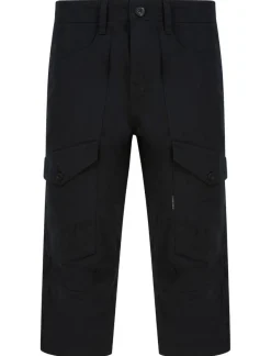 Dissident Long Cargo Shorts Jet Black