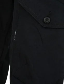 Dissident Long Cargo Shorts Jet Black