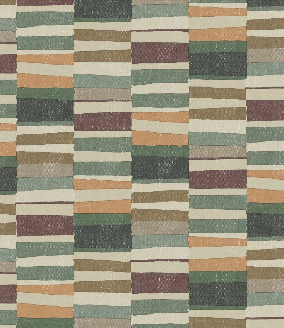 Distressed Green Oil Cloth 1223-3 - Price by the metre