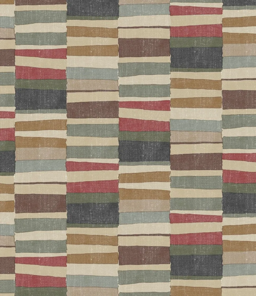 Distressed Red Oil Cloth 1223-1 - Price by the metre