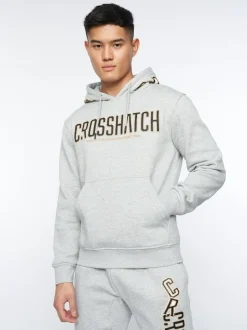 Doddington Hoodie Light Grey by Crosshatch
