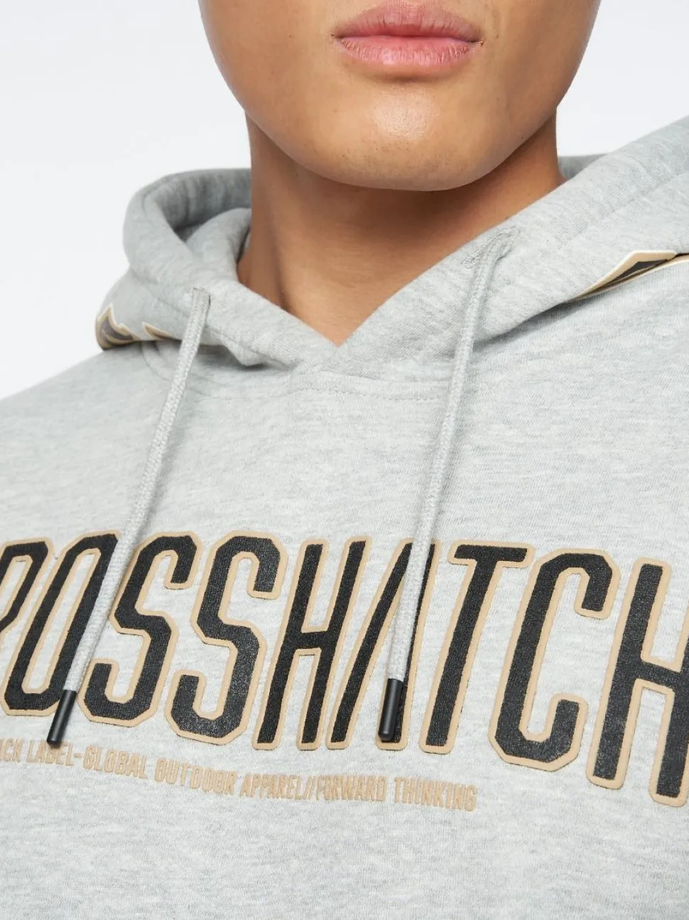 Doddington Hoodie Light Grey by Crosshatch