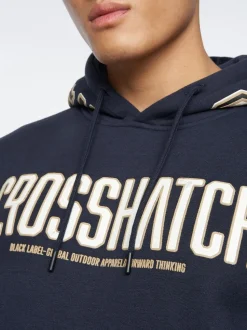 Doddington Hoodie Navy by Crosshatch