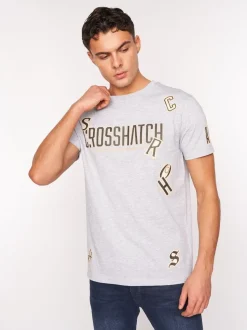 Doddington T-shirt Light Grey by Crosshatch