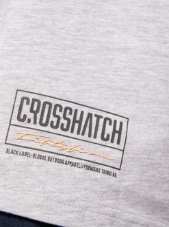 Doddington T-shirt Light Grey by Crosshatch