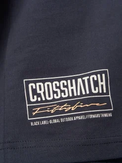 Doddington T-shirt Navy by Crosshatch
