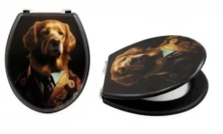 Dog Printed Toilet Seat