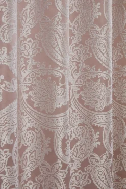 Duchess Readymade Tape Top Curtain Pair Blush