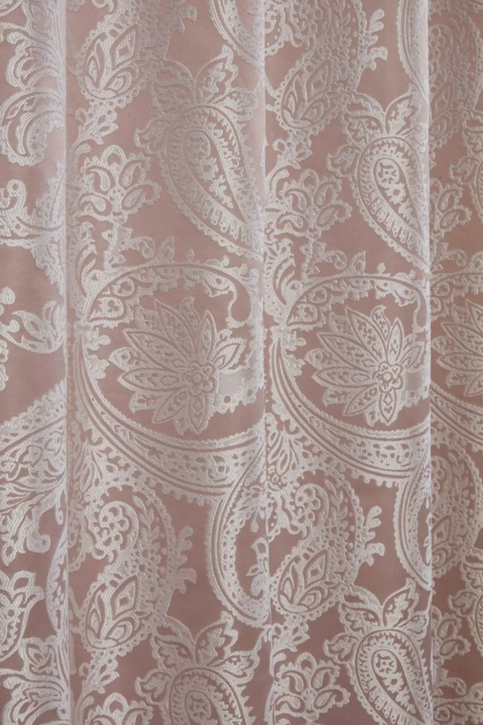 Duchess Readymade Tape Top Curtain Pair Blush