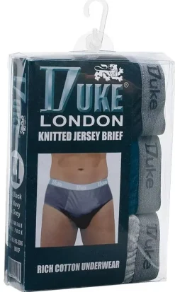Duke of London 3 Pack Cotton Outsize Briefs